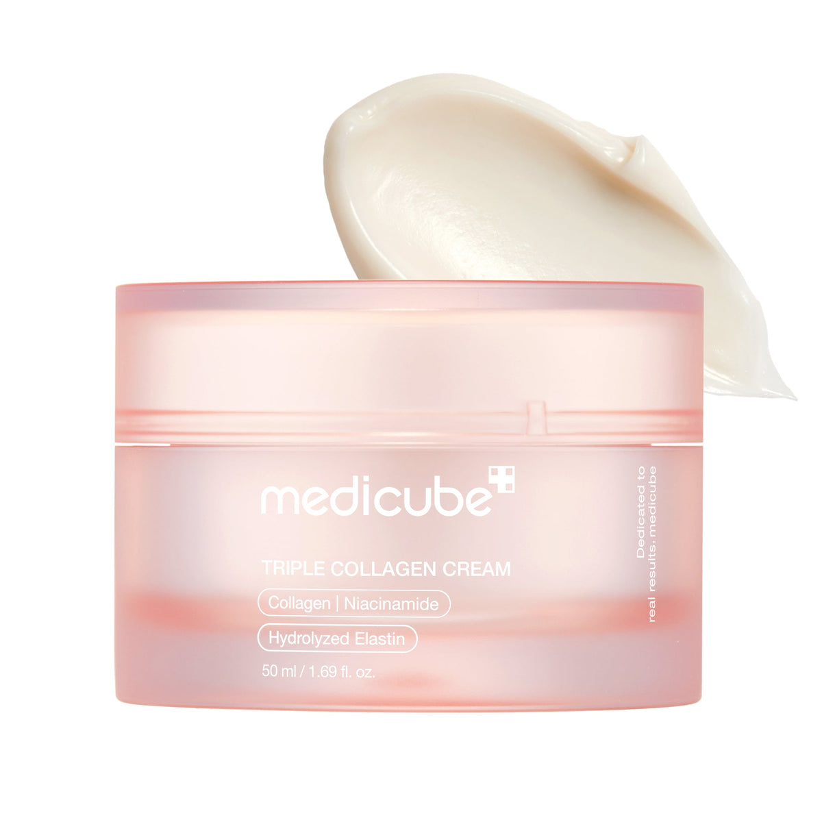 medicube Triple Collagen Cream - Hydrating & Firming Moisturizer with Hyaluronic Acid 50ml - ArabiaGlow UAE