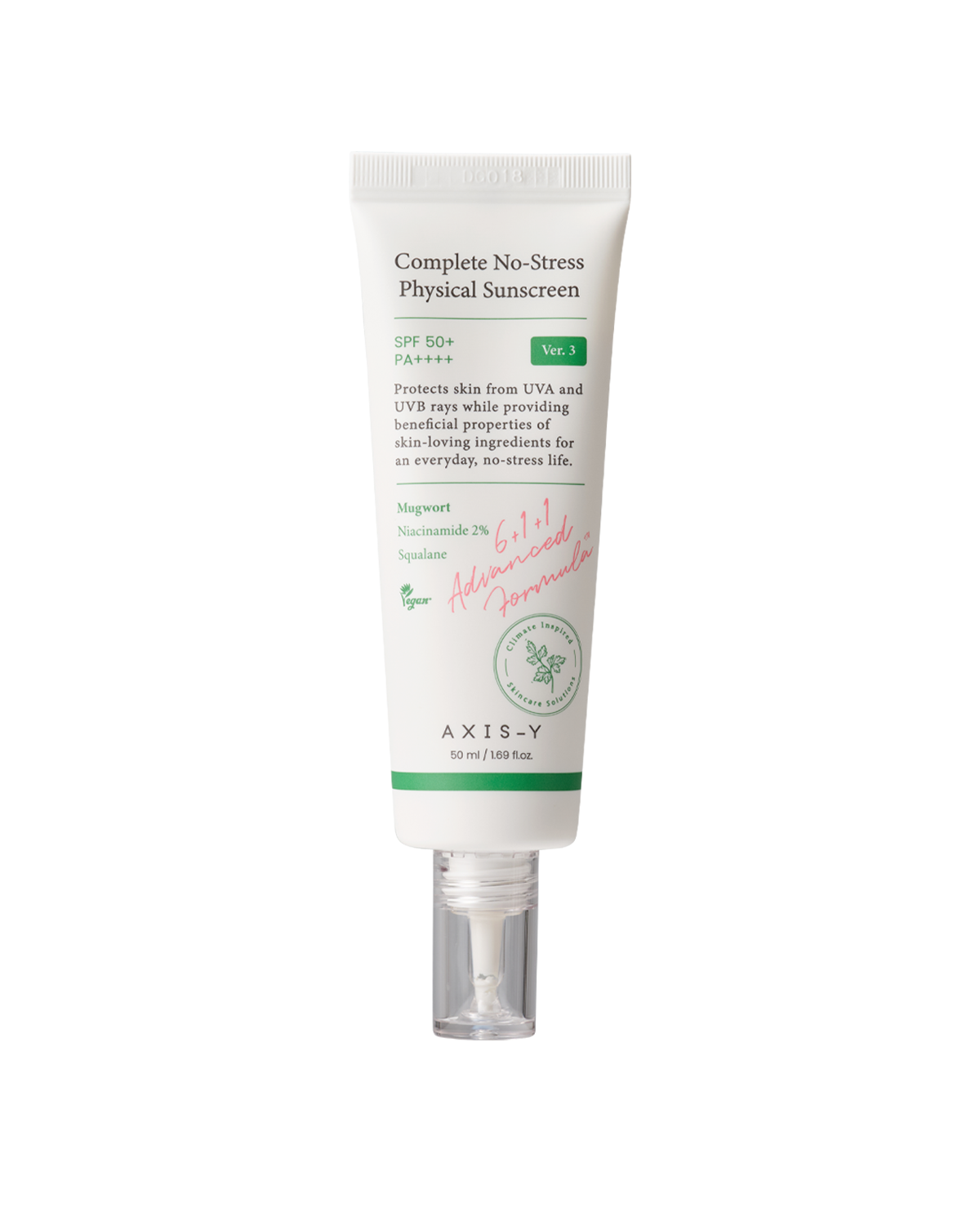 AXIS-Y Complete No-stress Physical Sunscreen V.3 50ml - ArabiaGlow UAE