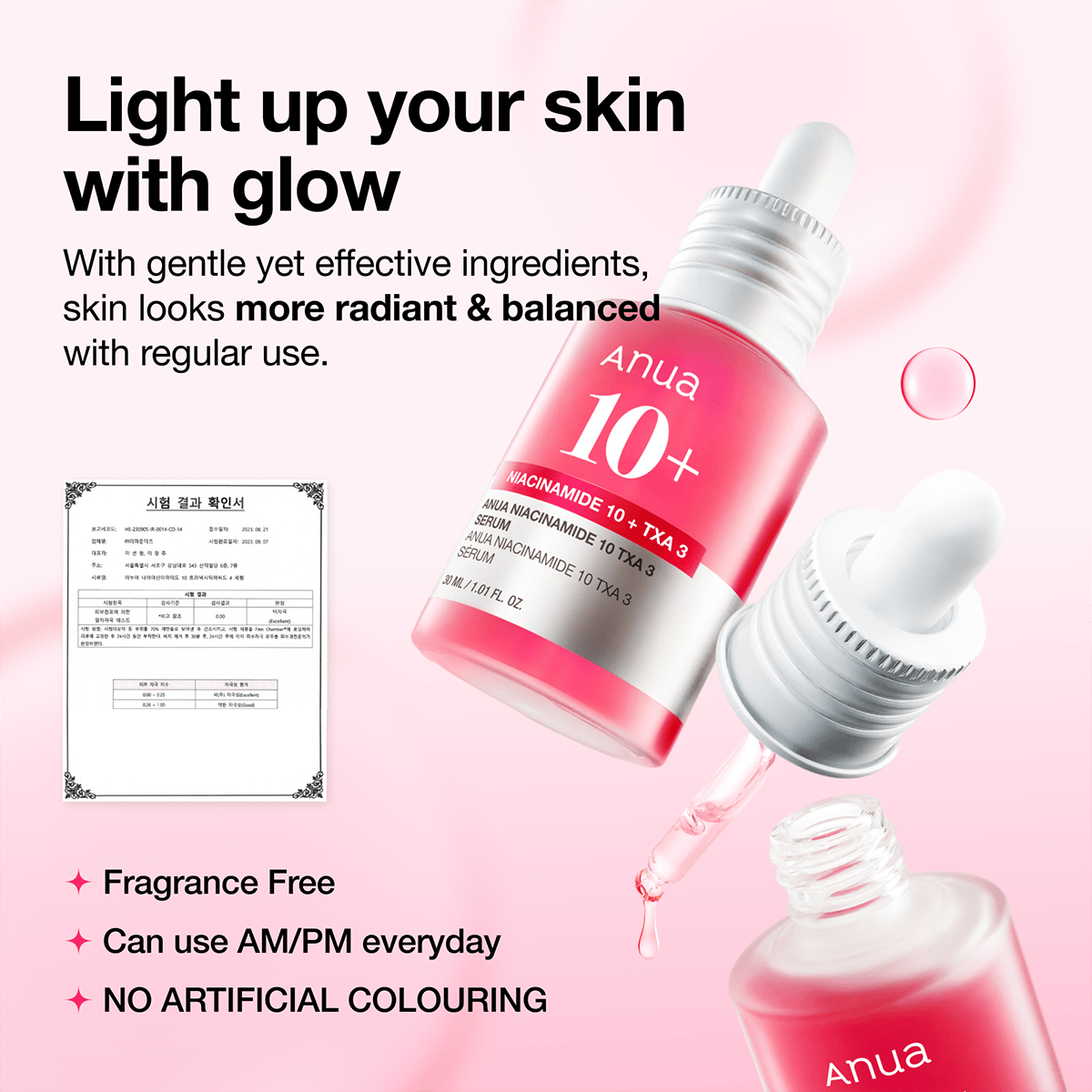 ANUA 10% Niacinamide+ 4% TXA Serum Ceramide Hyaluronic Acid Tranexamic Acid 30ml - image 6 - ArabiaGlow UAE