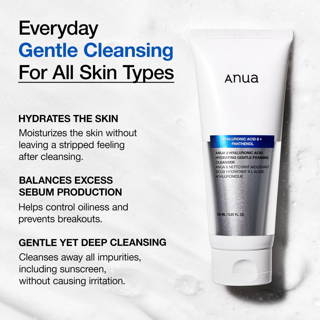 ANUA Hydrating Gentle Foaming Cleanser 150ml - image 3 - ArabiaGlow UAE