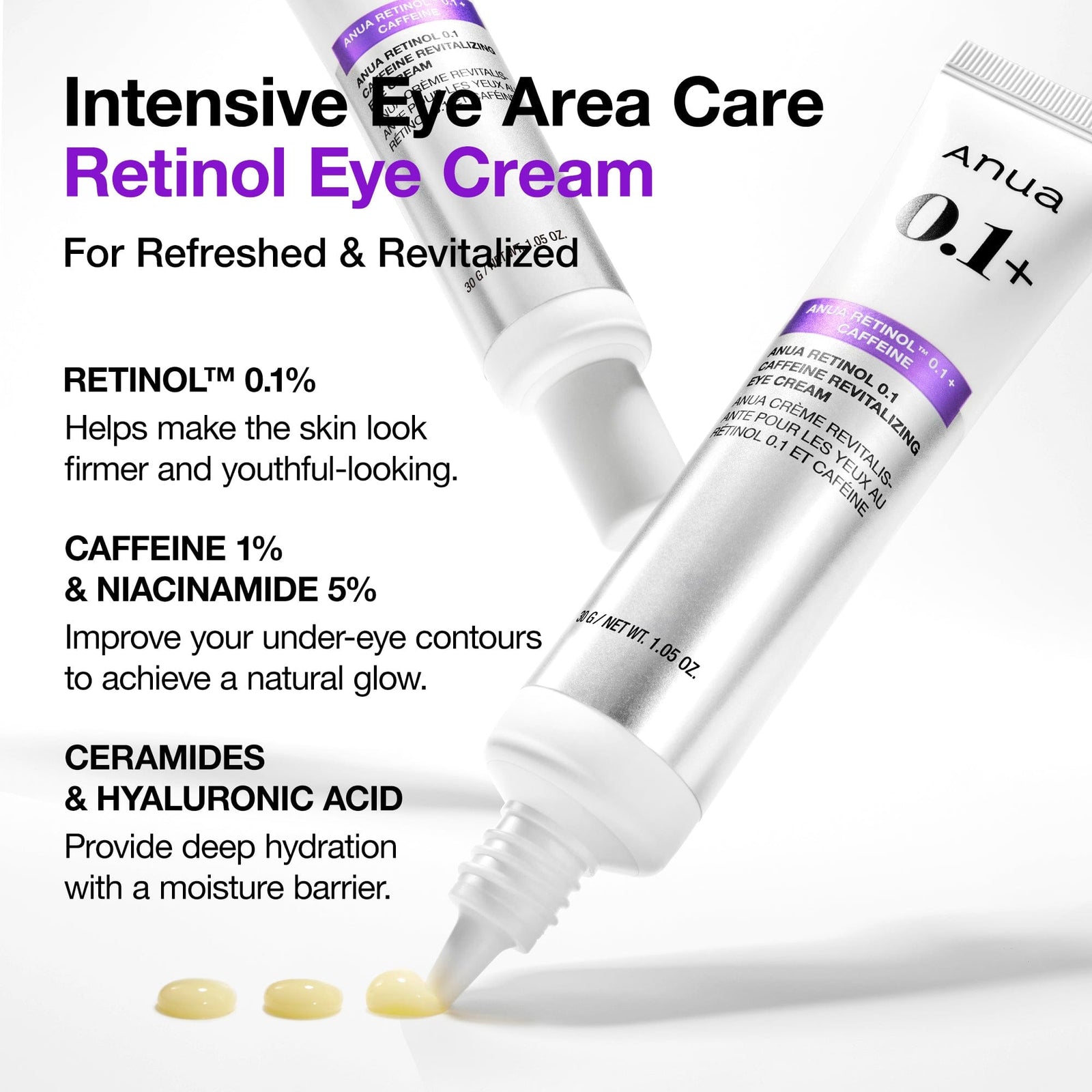 Retinol 0.1 Caffeine Revitalizing Eye Cream – view 3