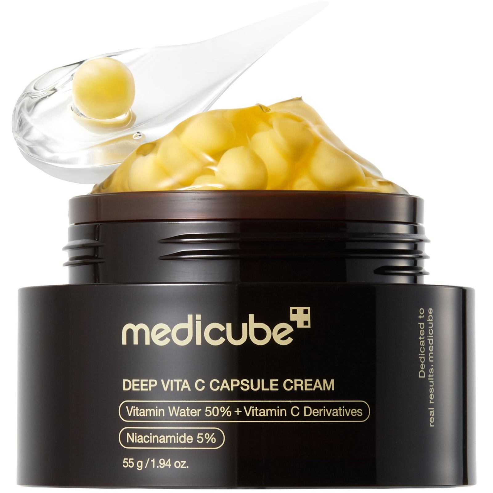medicube Deep Vitamin C Golden Capsule Face Moisturizer - Liposome Capsules For Wrinkles Skin Radiance 55gm - ArabiaGlow UAE