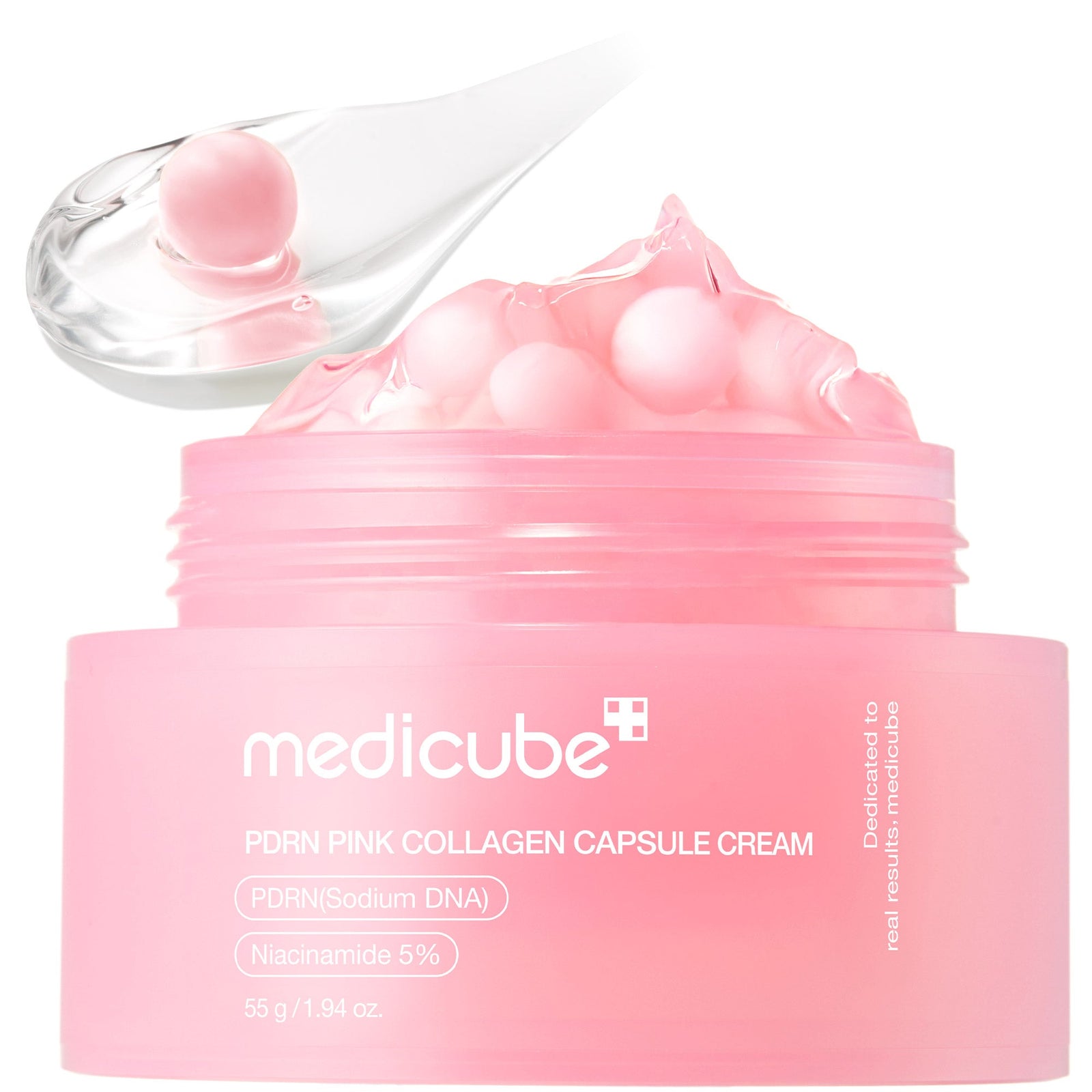 medicube Salmon DNA PDRN Pink Collagen Capsule Cream Face Moisturizer 55gm - ArabiaGlow UAE
