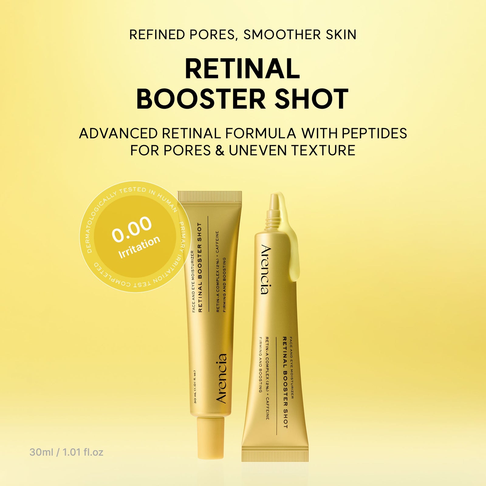Arencia Retinal Booster Shot Face & Eye Cream Moisturizer 30ml - image 2 - ArabiaGlow UAE