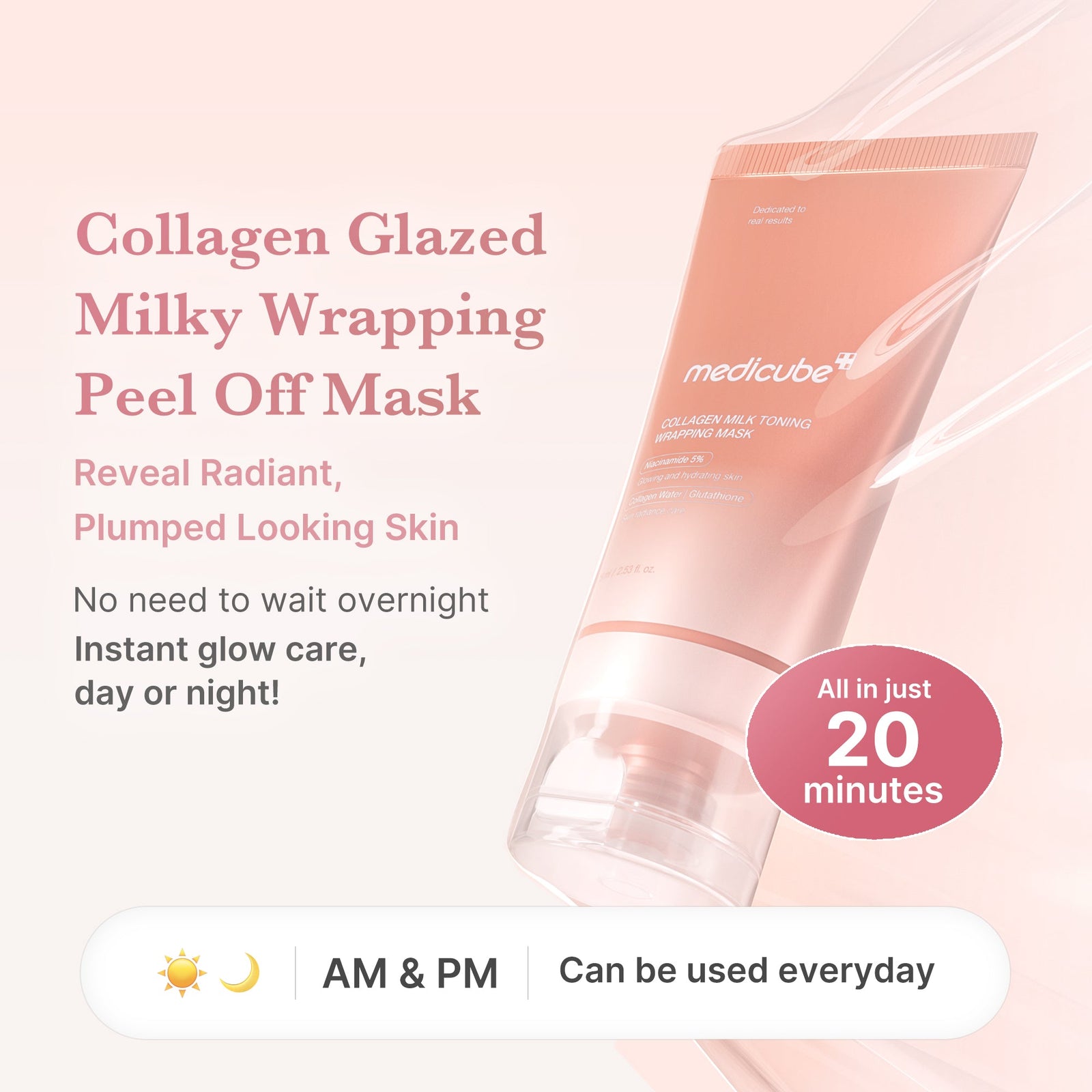 Collagen Milky Glow Daytime Wrapping Mask – view 2