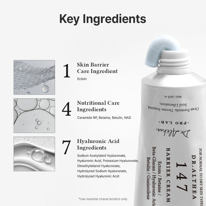 Dr.Althea 147 Barrier Cream Daily Skin Barrier Repair Care 50ml - image 3 - ArabiaGlow UAE