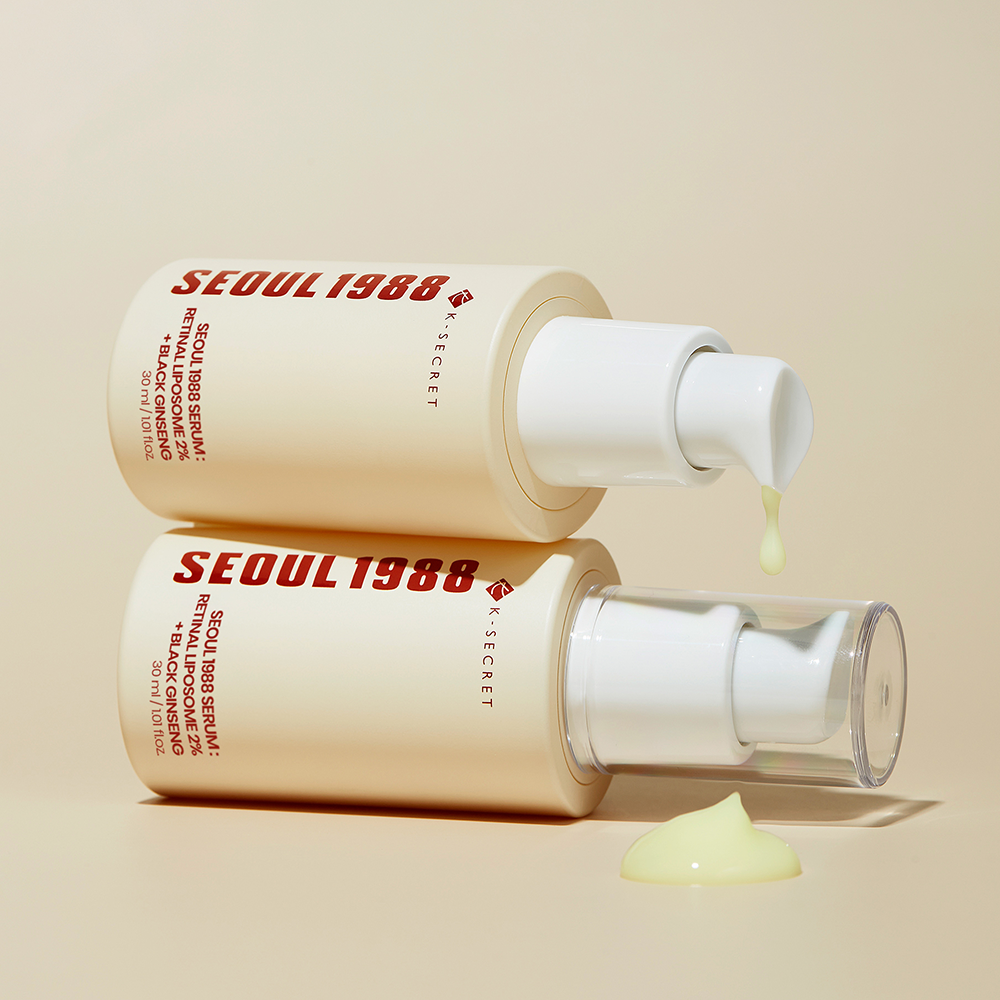 K-SECRET SEOUL 1988 Retinal Serum 2% Retinal Liposome Black Ginseng Niacinamide Bakuchiol Vitamin C & 3 Peptides for Wrinkle Care Anti Aging 30mL - image 2 - ArabiaGlow UAE