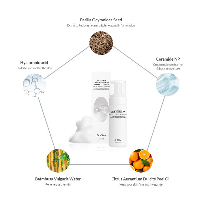 Dr. Althea Amino Acid Gentle Bubble Cleanser 140ml - image 5 - ArabiaGlow UAE