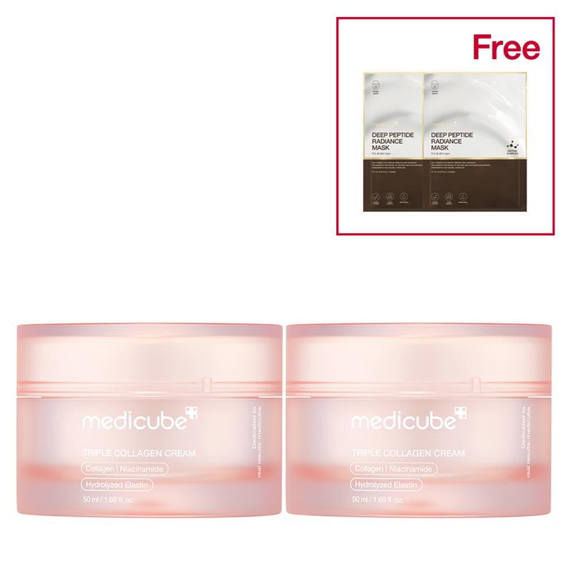 medicube Triple Collagen Cream - Hydrating & Firming Moisturizer with Hyaluronic Acid 50ml - image 7 - ArabiaGlow UAE