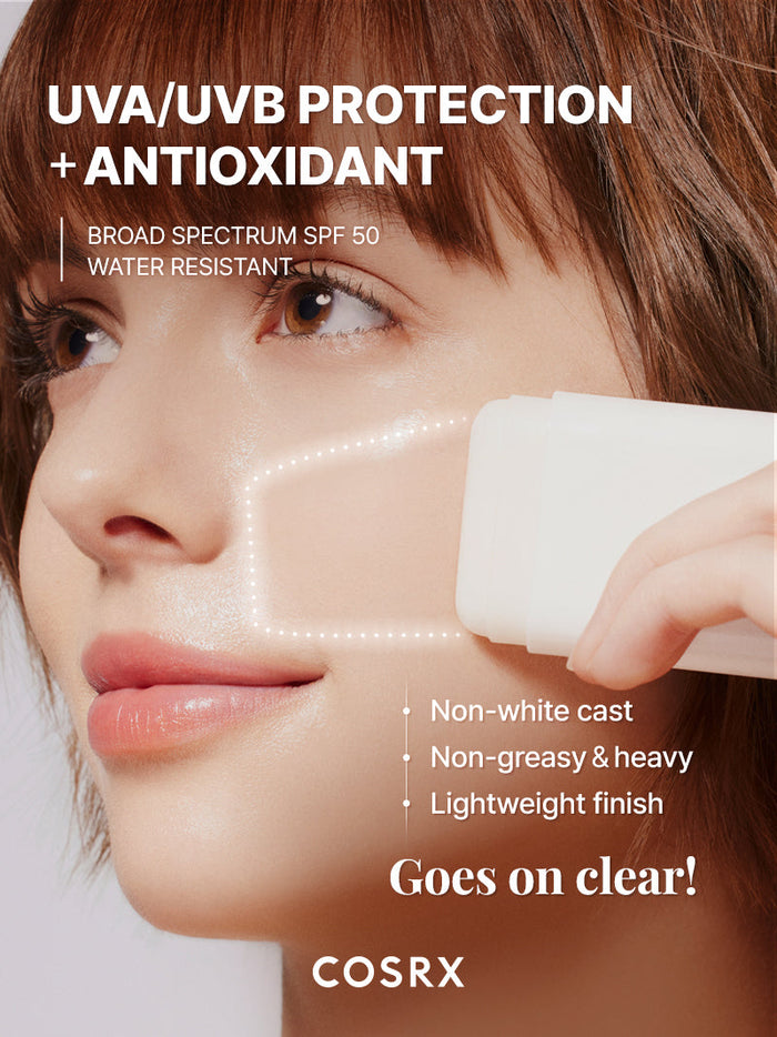 COSRX AIRY-LIGHT OIL CONTROL CLEAR SUNSCREEN STICK SPF 50 – view 4