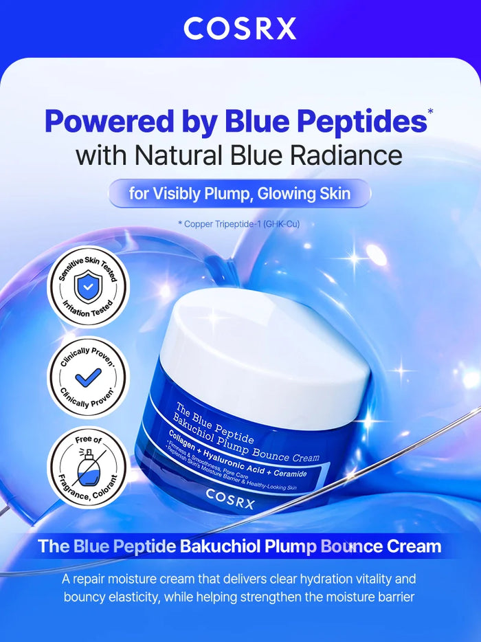 COSRX The Blue Peptide Bakuchiol Plump Bounce Cream – view 2