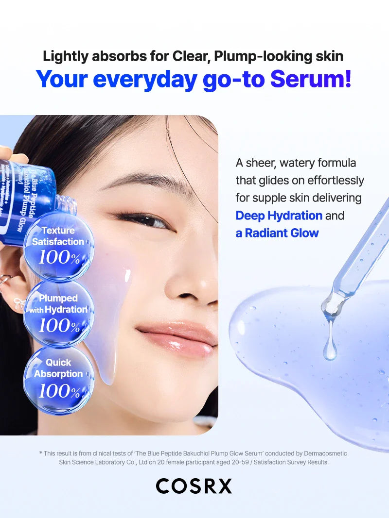 COSRX The Blue Peptide Bakuchiol Plump Glow Serum – view 4