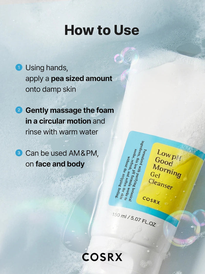 COSRX Low pH Good Morning Gel Cleanser 150ml – view 6