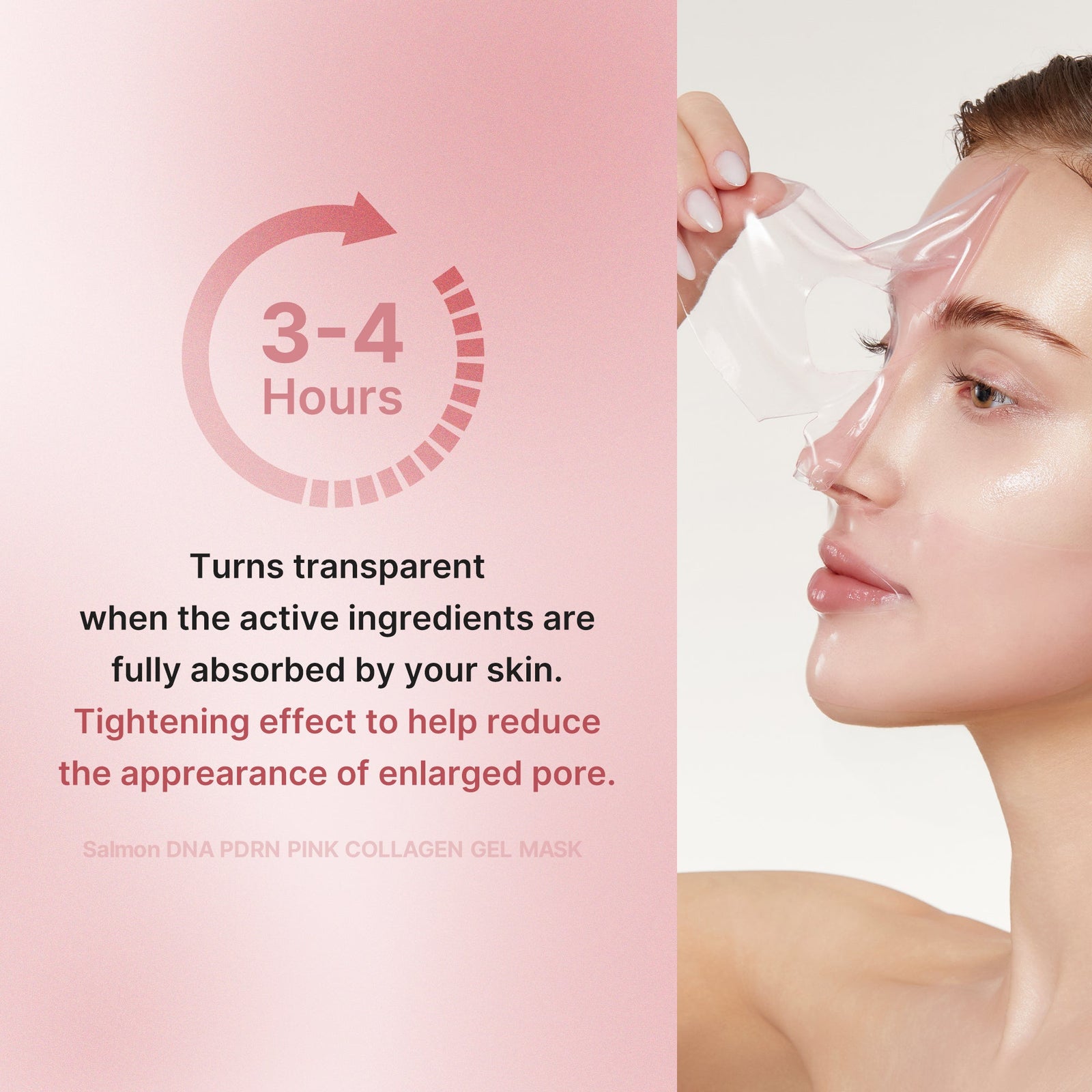 medicube Salmon DNA PDRN pink collagen jelly gel mask 28gX4ea - image 4 - ArabiaGlow UAE