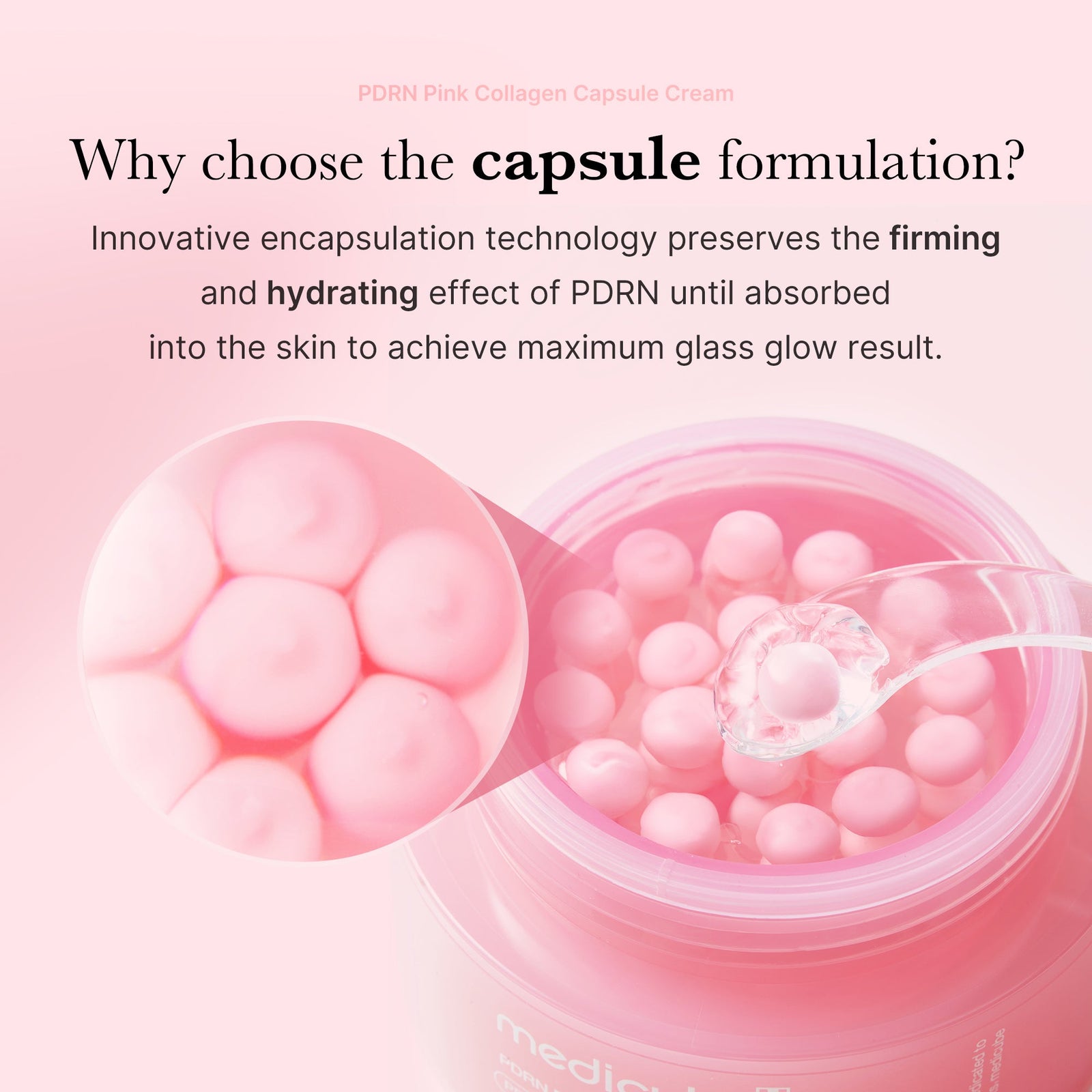 medicube Salmon DNA PDRN Pink Collagen Capsule Cream Face Moisturizer 55gm - image 5 - ArabiaGlow UAE