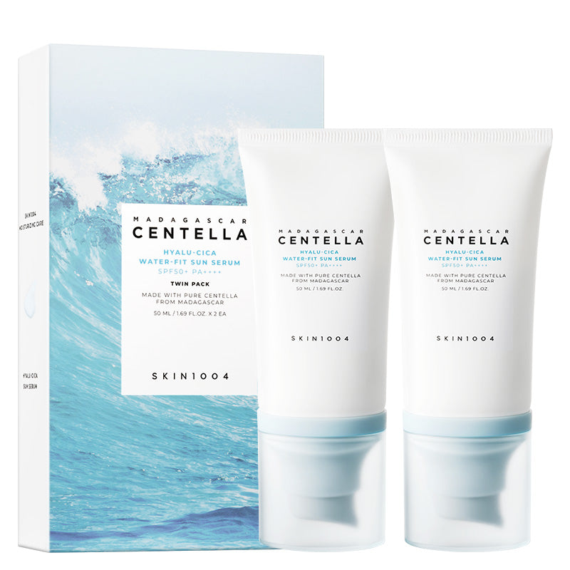 Skin1004 Madagascar Centella Hyalu-Cica Water-Fit Sun Serum 50ml x 2 - image 7 - ArabiaGlow UAE