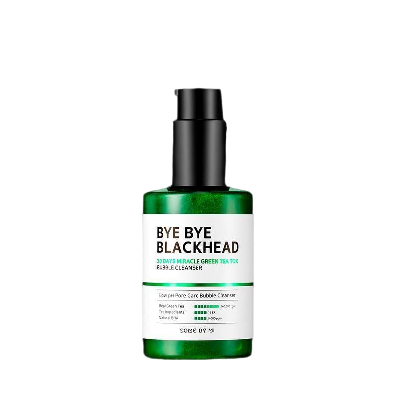 Some By Mi Bye Bye Blackhead 30 Days Miracle Green Tea Tox Bubble Cleanser 120gm - image 5 - ArabiaGlow UAE