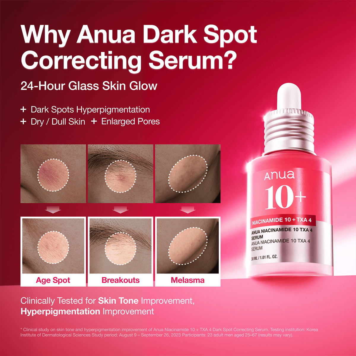 ANUA 10% Niacinamide+ 4% TXA Serum Ceramide Hyaluronic Acid Tranexamic Acid 30ml - image 4 - ArabiaGlow UAE