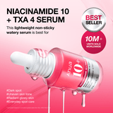 ANUA 10% Niacinamide+ 4% TXA Serum Ceramide Hyaluronic Acid Tranexamic Acid 30ml - image 2 - ArabiaGlow UAE
