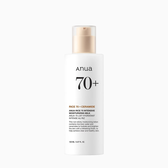 ANUA Rice 70 Intensive Moisturizing Milk Lotion for Deep Hydration and Nourishing 150ml - ArabiaGlow UAE