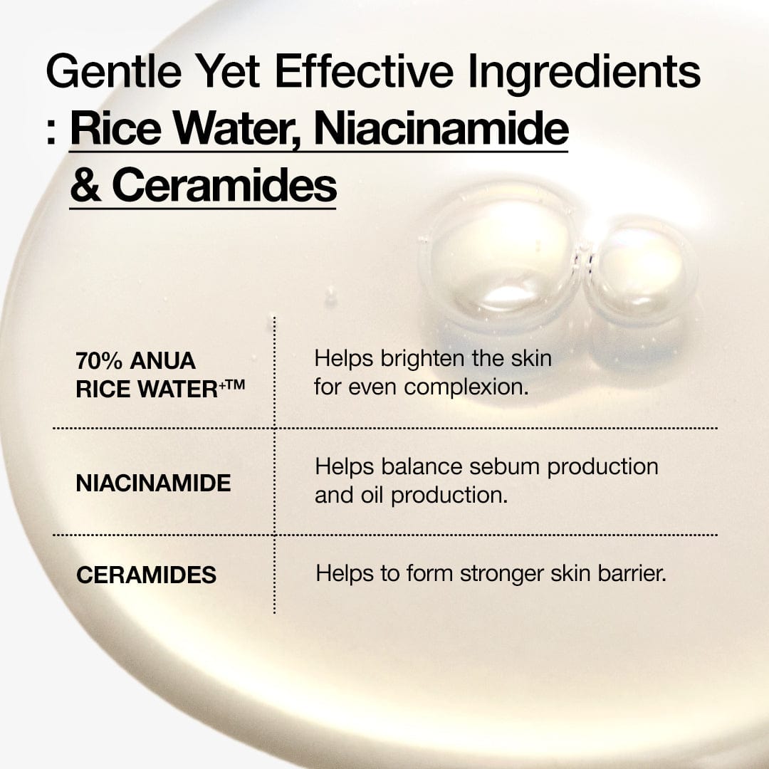 ANUA Rice 70 Glow Milky Toner for Glass Skin Rice Water 250ml - image 6 - ArabiaGlow UAE