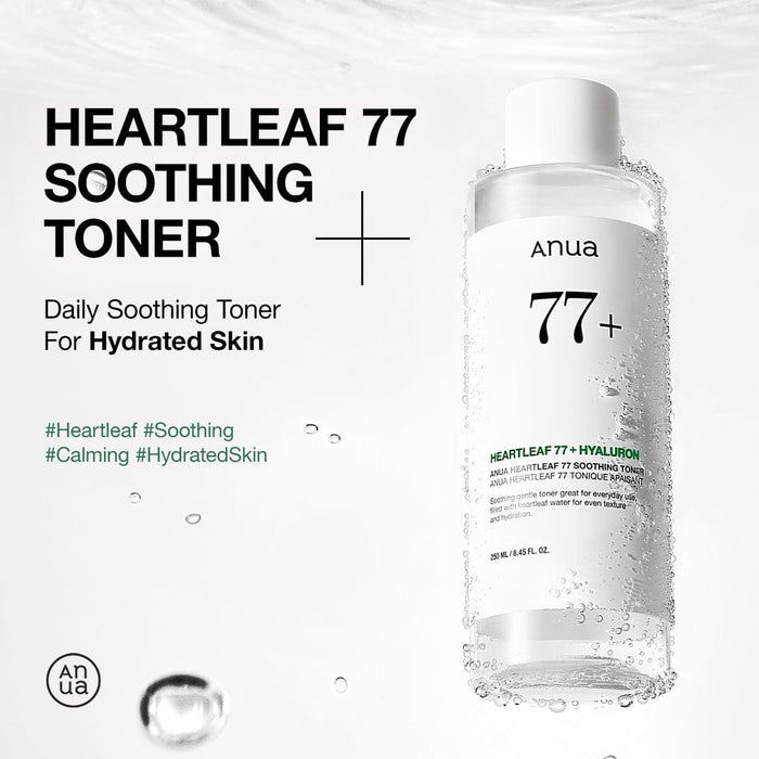 Barrier Repair & Sensitive Care Bundle – original Anua Heartleaf 77 Soothing Toner 250ml