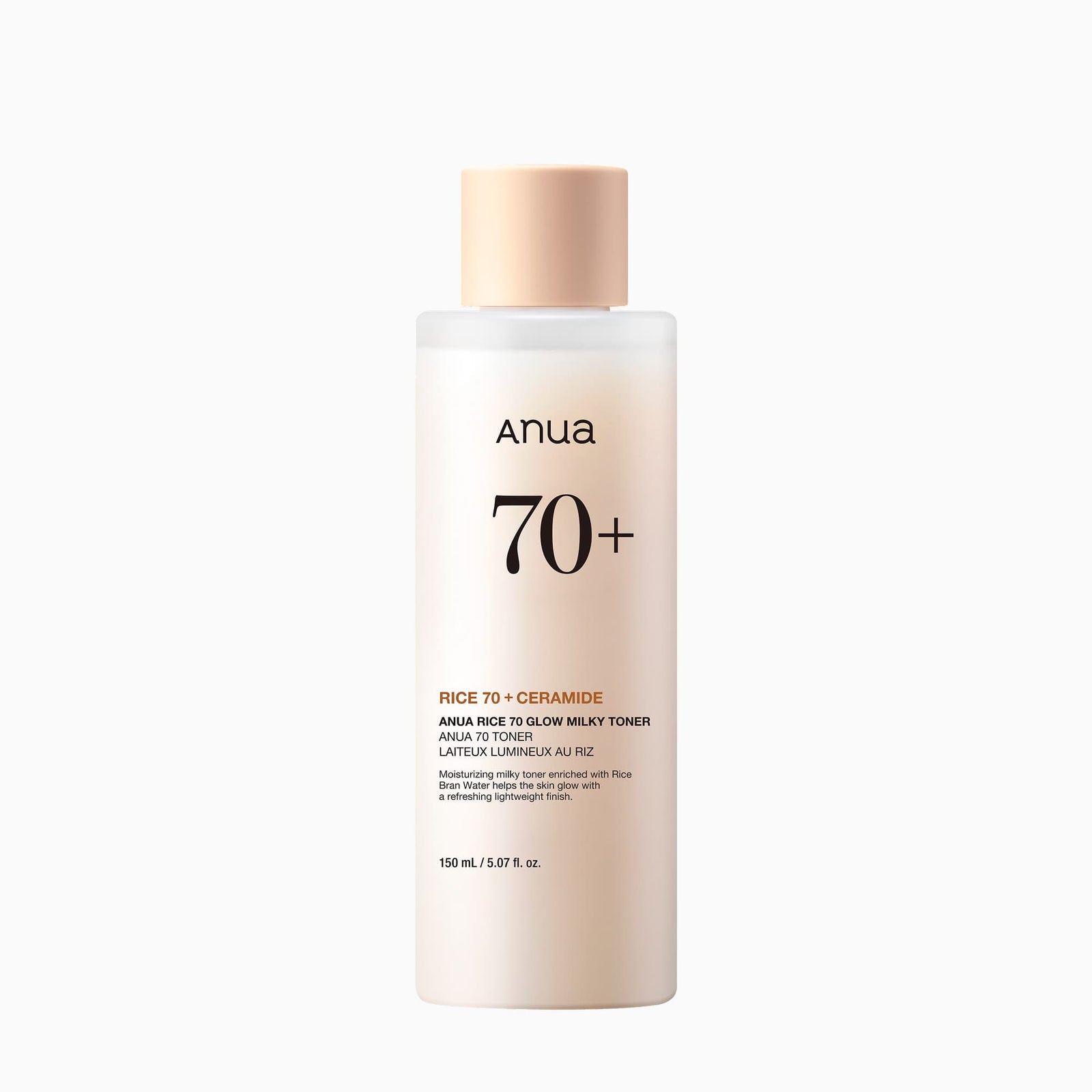 ANUA Rice 70 Glow Milky Toner for Glass Skin Rice Water 250ml - ArabiaGlow UAE