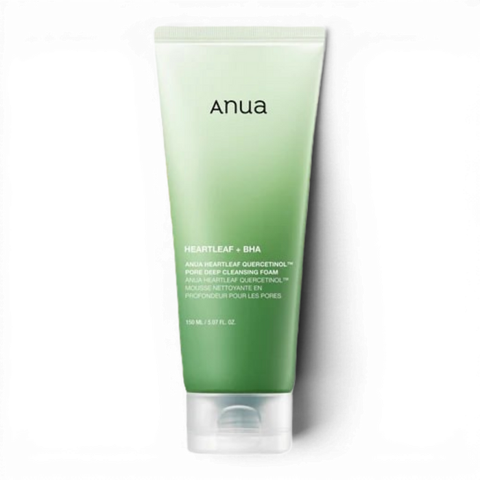 Anua Heartleaf Quercetinol Pore Deep Cleansing Foam 150ml - ArabiaGlow UAE