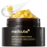 medicube Deep Vitamin C Golden Capsule Face Moisturizer - Liposome Capsules For Wrinkles Skin Radiance 55gm - ArabiaGlow UAE
